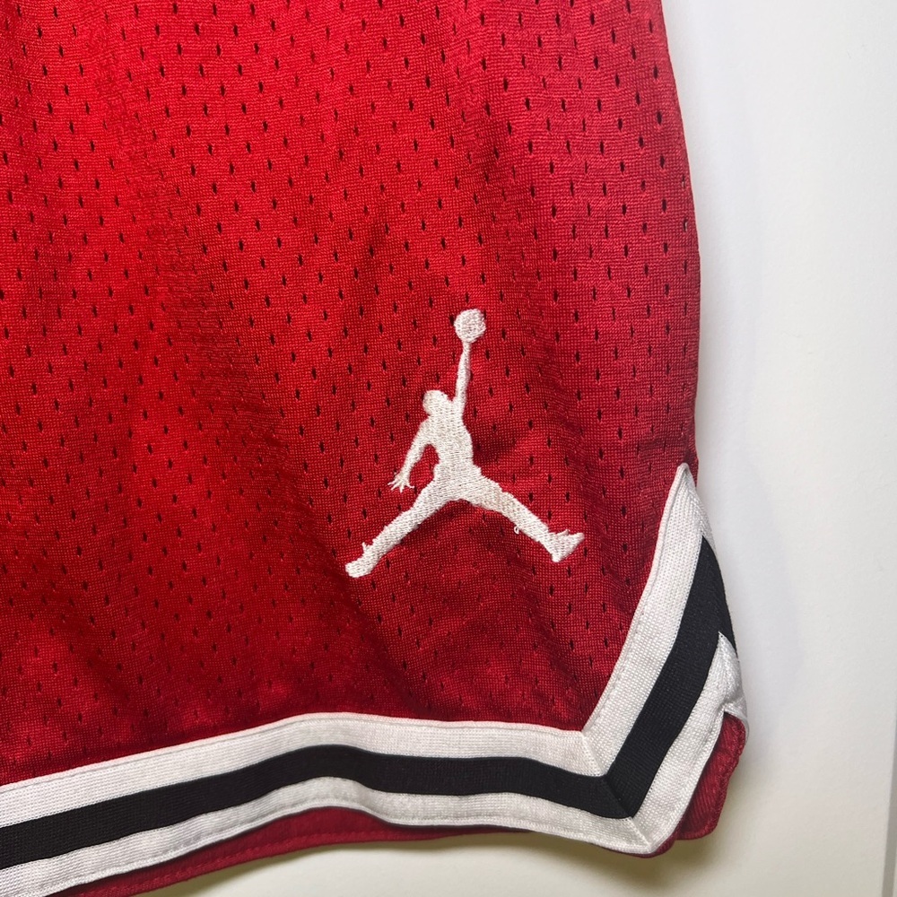 Jordan Red and Black Athletic Shorts - Picture 2 of 8